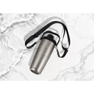   Sticla de apa 600 ml, Avira, 2601E14709, 27xØ11.7 cm, Otel, Polipropilena, Argintiu