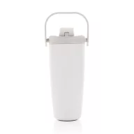   Sticla de apa 600 ml, Avira, 2601E14710, 27xØ11.7 cm, Otel, Polipropilena, Alb