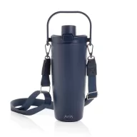   Sticla de apa 600 ml, Avira, 2601E14708, 27xØ11.7 cm, Otel, Polipropilena, Albastru Navy