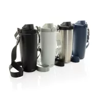   Sticla de apa 600 ml, Avira, 2601E14708, 27xØ11.7 cm, Otel, Polipropilena, Albastru Navy