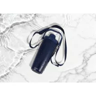   Sticla de apa 600 ml, Avira, 2601E14708, 27xØ11.7 cm, Otel, Polipropilena, Albastru Navy