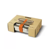   Caserola pranz, 2509E17023, Black & Blum, 20x14x6 cm, Otel, Silicon, Portocaliu