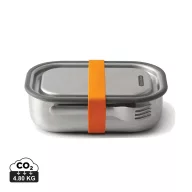   Caserola pranz, 2509E17023, Black & Blum, 20x14x6 cm, Otel, Silicon, Portocaliu