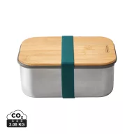   Caserola pranz 1250 ml, 2502E14221, Black & Blum, 19 x 13.5 x 7.5 cm, Otel, Albastru Turcoaz