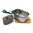 Caserola pranz 1250 ml, 2502E14221, Black & Blum, 19 x 13.5 x 7.5 cm, Otel, Albastru Turcoaz