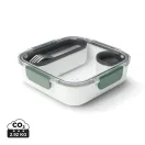 Caserola pranz, 2509E17021, Black & Blum, 19.8x19.8x5.6 cm, Polipropilena, Tritan, Portocaliu olive