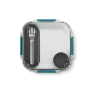   Caserola pranz 1000 ml, 2502E14218, Black & Blum, 19.8 x 19.8 x 5.6 cm, Polipropilena, Albastru Turcoaz