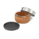 Caserola pranz, 750 ml, 2509E17016, Black & Blum, 14x14x8 cm, Sticla, Maro