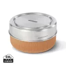 Caserola pranz, 750 ml, 2509E17016, Black & Blum, 14x14x8 cm, Sticla, Maro
