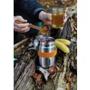 Recipient termoizolant pentru mancare cu lingura, 400 ml, 2509E17015, Black & Blum, 8.8x8.8x15.2 cm, Otel, Nylon, Portocaliu