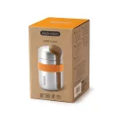 Recipient termoizolant pentru mancare cu lingura, 400 ml, 2509E17015, Black & Blum, 8.8x8.8x15.2 cm, Otel, Nylon, Portocaliu