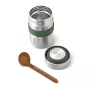 Recipient termoizolant pentru mancare cu lingura, 400 ml, 2509E17014, Black & Blum, 8.8x8.8x15.2 cm, Otel, Nylon, Portocaliu olive