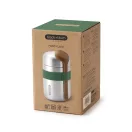 Recipient termoizolant pentru mancare cu lingura, 400 ml, 2509E17014, Black & Blum, 8.8x8.8x15.2 cm, Otel, Nylon, Portocaliu olive