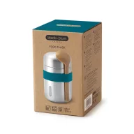   Caserola termoizolanta 400 ml, 2502E14216, Black & Blum, 8.8 x 8.8 x 15.2 cm, Otel, Albastru Turcoaz
