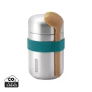 Caserola termoizolanta 400 ml, 2502E14216, Black & Blum, 8.8 x 8.8 x 15.2 cm, Otel, Albastru Turcoaz