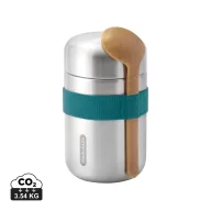   Caserola termoizolanta 400 ml, 2502E14216, Black & Blum, 8.8 x 8.8 x 15.2 cm, Otel, Albastru Turcoaz