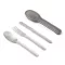 Set de tacamuri, 2502E16016, Black & Blum, 5 x 20 x 2 cm, Otel, Argintiu