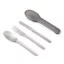 Set de tacamuri, 2502E16016, Black & Blum, 5 x 20 x 2 cm, Otel, Argintiu