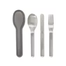 Set de tacamuri, 2502E16016, Black & Blum, 5 x 20 x 2 cm, Otel, Argintiu