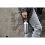   Sticla de apa 600 ml, Black & Blum, 2601E14727, 7.4x7.4x19.7 cm, Otel, Polipropilena, Verde Olive