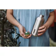   Sticla de apa 600 ml, Black & Blum, 2601E14727, 7.4x7.4x19.7 cm, Otel, Polipropilena, Verde Olive
