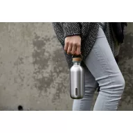   Sticla de apa sport, 600 ml, 2502E15276, Black & Blum, 7.4 x 7.4 x 19.7 cm, Otel, Albastru Turcoaz