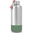 Sticla termos 850 ml, Black & Blum, 2601E14718, 8.6x8.6x23.4 cm, Otel, Nylon, Verde Olive