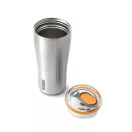 Cana de voiaj, 600 ml, 2509E17019, Black & Blum, 9.1x9.1x20.3 cm, Otel, Tritan, Portocaliu