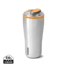 Cana de voiaj, 600 ml, 2509E17019, Black & Blum, 9.1x9.1x20.3 cm, Otel, Tritan, Portocaliu