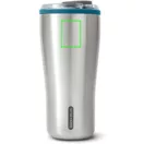 Cana de voiaj, 600 ml, 2502E15465, Black & Blum, 9.1 x 9.1 x 20.3 cm, Otel, Albastru Turcoaz