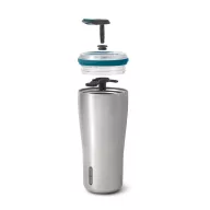   Cana de voiaj, 600 ml, 2502E15465, Black & Blum, 9.1 x 9.1 x 20.3 cm, Otel, Albastru Turcoaz
