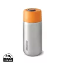 Cana de voiaj, 340 ml, 2509E17017, Black & Blum, 7.2x7.2x16.5 cm, Otel, Polipropilena, Portocaliu