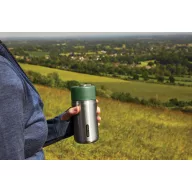   Cana de voiaj, 340 ml, Black & Blum, 2601E14722, 7.2x7.2x16.5 cm, Otel, Polipropilena, Verde Olive
