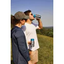 Cana de voiaj, 340 ml, Black & Blum, 2601E14723, 7.2x7.2x16.5 cm, Otel, Polipropilena, Turcoaz