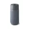 Cana de voiaj, 340 ml, Black & Blum, 2601E14719, 16.5xØ7.2 cm, Sticla, Silicon, Gri