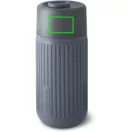 Cana de voiaj, 340 ml, Black & Blum, 2601E14719, 16.5xØ7.2 cm, Sticla, Silicon, Gri