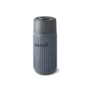 Cana de voiaj, 340 ml, Black & Blum, 2601E14719, 16.5xØ7.2 cm, Sticla, Silicon, Gri