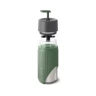  Cana de voiaj, 340 ml, Black & Blum, 2601E14720, 16.5xØ7.2 cm, Sticla, Silicon, Verde Olive