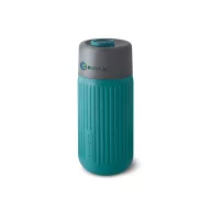  Cana de voiaj, 340 ml, Black & Blum, 2601E14721, 16.5xØ7.2 cm, Sticla, Silicon, Turcoaz