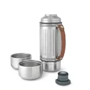 Sticla termos 1000 ml, Black & Blum, 2601E14717, 9.5x11x26.5xØ9.5 cm, Otel, Polipropilena, Gri