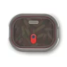 Set 3 caserole pranz, 2509E17022, Black & Blum, 20.6x15.4x10.9 cm, Otel, Polipropilena, Gri