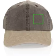 Sapca baseball, XD, 2610E16580, Unisex, Bumbac, rPET, Maro