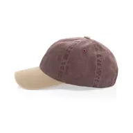 Sapca baseball, XD, 2610E16582, Unisex, Bumbac, rPET, Maro