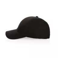   Sapca 6 panouri, Everestus, 42FEB231339, universala, Unisex, 12xØ18.5 cm, Poliester, Negru