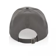   Sapca 6 panouri, Everestus, 42FEB231341, universala, Unisex, 12xØ18.5 cm, Poliester, Gri