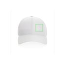 Sapca 6 panouri, Everestus, 42FEB231343, universala, Unisex, 12xØ18.5 cm, Poliester, Alb