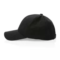  Sapca 6 panouri, 21MAR2042, unisex, Ø 18.5 cm, marime universala adulti, Everestus, Bumbac, Negru