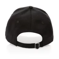   Sapca 6 panouri, 21MAR2042, unisex, Ø 18.5 cm, marime universala adulti, Everestus, Bumbac, Negru