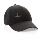 Sapca 6 panouri, 21MAR2042, unisex, Ø 18.5 cm, marime universala adulti, Everestus, Bumbac, Negru