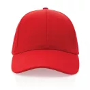 Sapca 6 panouri, 21MAR2046, unisex, Ø 18.5 cm, marime universala adulti, Everestus, Bumbac, Rosu